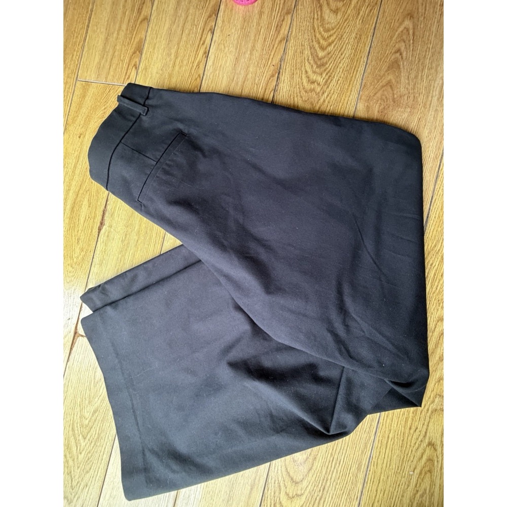UNIQLO Wide Leg Dress Pants Black M Size 8 High Waisted Trouser Pockets 28–29 in - Picture 13 of 14